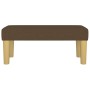 Banco de tela marrón 70x30x30 cm de vidaXL, Bancos - Ref: Foro24-346627, Precio: 47,61 €, Descuento: %