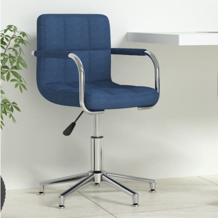 Silla de oficina giratoria de tela azul en Sillas de oficina | Comprar online en Foru.es