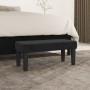Banco de terciopelo negro 70x30x30 cm de vidaXL, Bancos - Ref: Foro24-346640, Precio: 45,76 €, Descuento: %