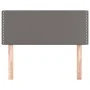 Gray synthetic leather headboard 90x5x78/88 cm by vidaXL, Headboards and footboards - Ref: Foro24-345896, Price: 29,98 €, Dis...