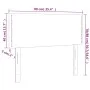 Gray synthetic leather headboard 90x5x78/88 cm by vidaXL, Headboards and footboards - Ref: Foro24-345896, Price: 29,98 €, Dis...