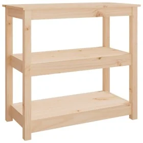 Mesa consola madera maciza de pino 80x40x74 cm de vidaXL, Mesas auxiliares - Ref: Foro24-821669, Precio: 67,24 €, Descuento: %