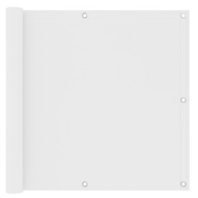 Toldo para balcón tela oxford blanco 90x500 cm en Sombrillas | Comprar online en Foru.es