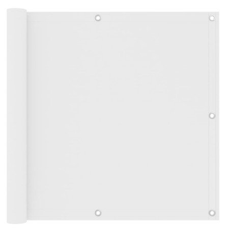 Toldo para balcón tela oxford blanco 90x500 cm en Sombrillas | Comprar online en Foru.es