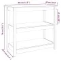 Mesa consola madera maciza de pino 80x40x74 cm de vidaXL, Mesas auxiliares - Ref: Foro24-821669, Precio: 67,24 €, Descuento: %