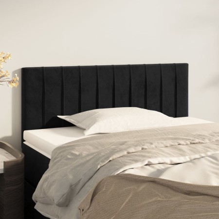 Cabecero de terciopelo negro 100x5x78/88 cm de vidaXL, Cabeceros y pies de cama - Ref: Foro24-346238, Precio: 38,27 €, Descue...