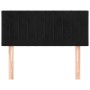 Cabecero de terciopelo negro 100x5x78/88 cm de vidaXL, Cabeceros y pies de cama - Ref: Foro24-346238, Precio: 38,27 €, Descue...