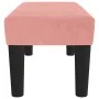 Banco de terciopelo rosa 70x30x30 cm de vidaXL, Bancos - Ref: Foro24-346643, Precio: 37,30 €, Descuento: %
