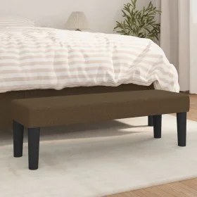 Brown fabric bench 100x30x30 cm by vidaXL, Banks - Ref: Foro24-346647, Price: 47,24 €, Discount: %