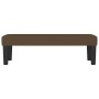 Banco de tela marrón 100x30x30 cm de vidaXL, Bancos - Ref: Foro24-346647, Precio: 47,99 €, Descuento: %