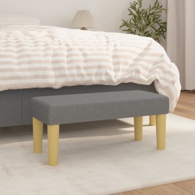 Banco de tela gris oscuro 70x30x30 cm de vidaXL, Bancos - Ref: Foro24-346625, Precio: 31,97 €, Descuento: %
