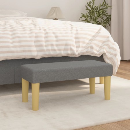 Banco de tela gris oscuro 70x30x30 cm de vidaXL, Bancos - Ref: Foro24-346625, Precio: 31,97 €, Descuento: %