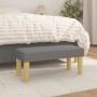 Banco de tela gris oscuro 70x30x30 cm de vidaXL, Bancos - Ref: Foro24-346625, Precio: 31,97 €, Descuento: %
