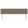 Cabeceros 2 unidades de tela gris taupe 100x7x78/88 cm de vidaXL, Cabeceros y pies de cama - Ref: Foro24-346386, Precio: 86,8...