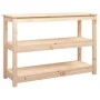 Mesa consola madera maciza de pino 110x40x74 cm de vidaXL, Mesas auxiliares - Ref: Foro24-821664, Precio: 139,74 €, Descuento: %