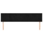 Cabeceros 2 unidades de terciopelo negro 100x5x78/88 cm de vidaXL, Cabeceros y pies de cama - Ref: Foro24-346294, Precio: 59,...