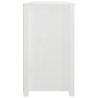 Armario auxiliar de madera maciza de pino blanco 100x40x72 cm de vidaXL, Aparadores - Ref: Foro24-821765, Precio: 152,17 €, D...