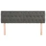 Kopfteile 2 Einheiten dunkelgrauer Samt 72x7x78/88 cm von vidaXL, Kopf- und Fußteile - Ref: Foro24-346349, Preis: 69,45 €, Ra...