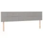 Headboards 2 units of light gray fabric 100x5x78/88 cm by vidaXL, Headboards and footboards - Ref: Foro24-346088, Price: 65,3...