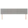 Headboards 2 units of light gray fabric 100x5x78/88 cm by vidaXL, Headboards and footboards - Ref: Foro24-346088, Price: 65,3...