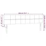 Headboards 2 units of light gray fabric 100x5x78/88 cm by vidaXL, Headboards and footboards - Ref: Foro24-346088, Price: 65,3...