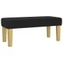 Banco de tela negro 70x30x30 cm de vidaXL, Bancos - Ref: Foro24-346626, Precio: 31,41 €, Descuento: %