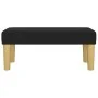 Banco de tela negro 70x30x30 cm de vidaXL, Bancos - Ref: Foro24-346626, Precio: 31,41 €, Descuento: %