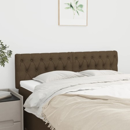 Cabeceros 2 unidades tela marrón oscuro 72x7x78/88 cm de vidaXL, Cabeceros y pies de cama - Ref: Foro24-346343, Precio: 70,81...