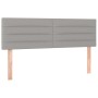 Cabeceros 2 unidades tela gris claro 72x5x78/88 cm de vidaXL, Cabeceros y pies de cama - Ref: Foro24-346144, Precio: 64,59 €,...