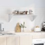 Estante de pared acero inoxidable plateado 100x45x31 cm en Estanterías | Comprar online en Foru.es