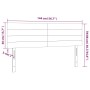 Cabeceros 2 unidades tela gris claro 72x5x78/88 cm de vidaXL, Cabeceros y pies de cama - Ref: Foro24-346144, Precio: 64,59 €,...