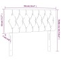 Cabecero de terciopelo gris claro 90x7x78/88 cm de vidaXL, Cabeceros y pies de cama - Ref: Foro24-346320, Precio: 51,30 €, De...