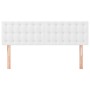 Cabeceros 2 unidades cuero sintético blanco 72x5x78/88 cm de vidaXL, Cabeceros y pies de cama - Ref: Foro24-346465, Precio: 7...