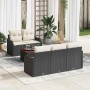 Conjunto de sofás de jardín 6 pcs Negro ratán sintético en Sofás de exterior | Comprar online en Foru.es