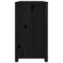 Armario auxiliar madera maciza de pino negro 100x40x72 cm de vidaXL, Aparadores - Ref: Foro24-821768, Precio: 170,07 €, Descu...