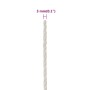 Cuerda de trabajo polipropileno blanco 3 mm 100 m de vidaXL, Sogas y cuerdas metálicas - Ref: Foro24-153037, Precio: 13,39 €,...
