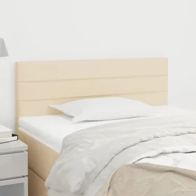 Cream fabric headboard 90x5x78/88 cm by vidaXL, Headboards and footboards - Ref: Foro24-346121, Price: 48,76 €, Discount: %