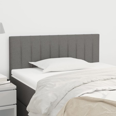 Cabecero de tela gris oscuro 100x5x78/88 cm de vidaXL, Cabeceros y pies de cama - Ref: Foro24-346229, Precio: 49,03 €, Descue...
