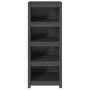 Estantería madera maciza de pino gris 50 x 35 x 125,5 cm de vidaXL, Librerías y estanterías - Ref: Foro24-821711, Precio: 114...