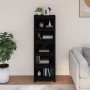 Estantería madera maciza de pino negra 50x35x154 cm de vidaXL, Librerías y estanterías - Ref: Foro24-821718, Precio: 135,23 €...