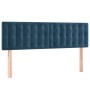 Cabeceros 2 unidades terciopelo azul oscuro 72x5x78/88 cm de vidaXL, Cabeceros y pies de cama - Ref: Foro24-346474, Precio: 5...