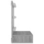 Mueble con espejo y LED color gris Sonoma 60x31,5x62 cm de vidaXL, Tocadores de baño - Ref: Foro24-820455, Precio: 53,71 €, D...