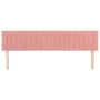 Headboards 2 units of pink velvet 80x5x78/88 cm by vidaXL, Headboards and footboards - Ref: Foro24-346269, Price: 52,72 €, Di...