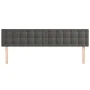 Headboards 2 units of dark gray velvet 80x5x78/88 cm by vidaXL, Headboards and footboards - Ref: Foro24-346491, Price: 67,99 ...
