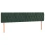 Headboards 2 units of dark green velvet 100x7x78/88 cm by vidaXL, Headboards and footboards - Ref: Foro24-346393, Price: 93,4...