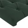 Headboards 2 units of dark green velvet 100x7x78/88 cm by vidaXL, Headboards and footboards - Ref: Foro24-346393, Price: 93,4...