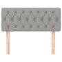 Cabecero de tela gris claro 100x7x78/88 cm de vidaXL, Cabeceros y pies de cama - Ref: Foro24-346326, Precio: 39,35 €, Descuen...
