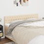 Cabeceros 2 unidades de tela color crema 100x7x78/88 cm de vidaXL, Cabeceros y pies de cama - Ref: Foro24-346387, Precio: 81,...