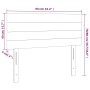 Cabecero de terciopelo gris oscuro 90x5x78/88 cm de vidaXL, Cabeceros y pies de cama - Ref: Foro24-346125, Precio: 40,39 €, D...