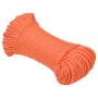 Cuerda de trabajo polipropileno naranja 6 mm 50 m de vidaXL, Sogas y cuerdas metálicas - Ref: Foro24-152924, Precio: 9,74 €, ...